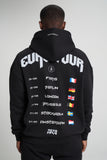 "Euro Tour" Hoodie - Black