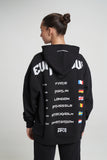 "Euro Tour" Hoodie - Black